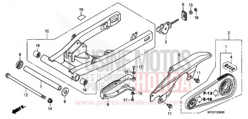BRAS OSCILLANT XL125V2 de 2002